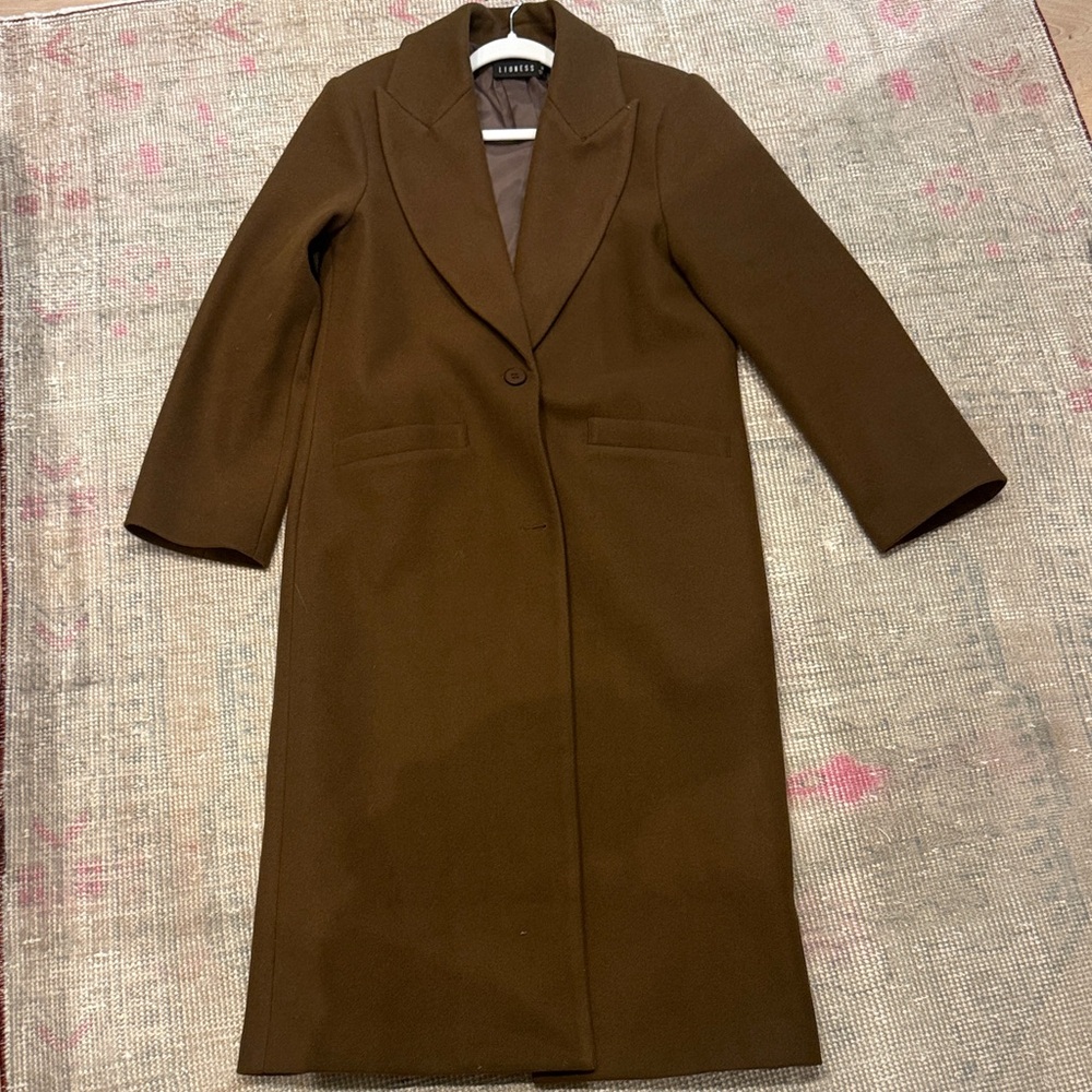 Lioness Chocolate Brown Trench Coat